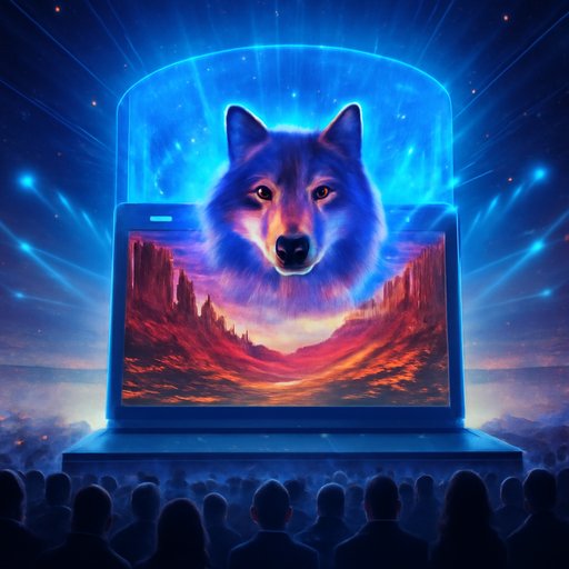 bd8 Wolf Gold canyon scene on laptop